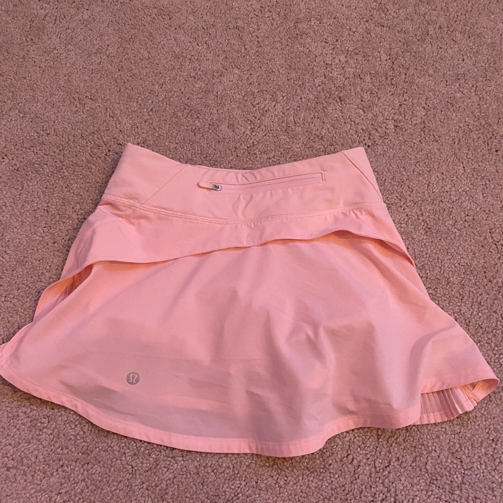 SOLD pink lululemon pleats tennis skirt